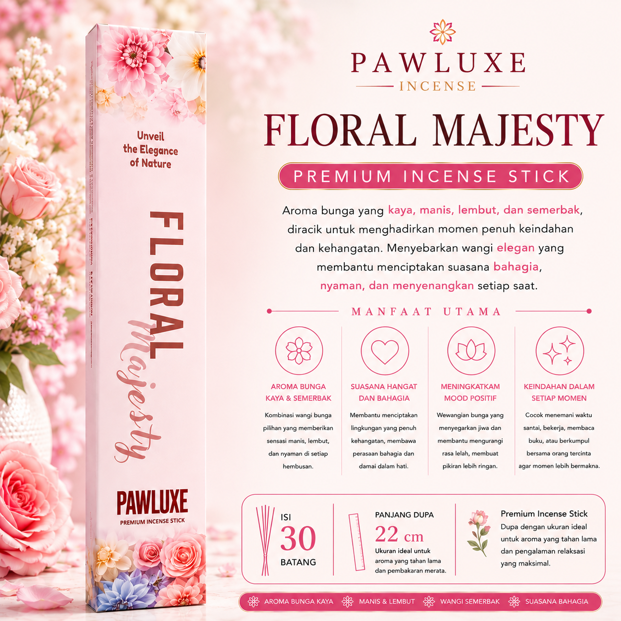 Dupa Floral Majesty