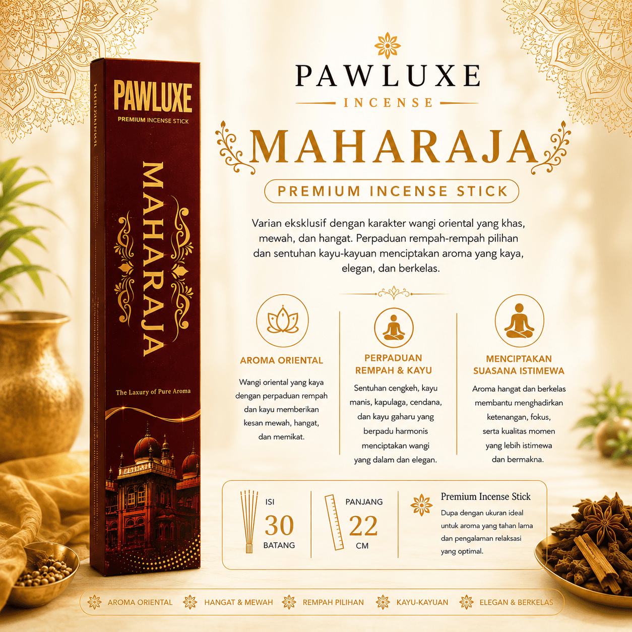 Dupa Maharaja Gold